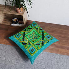 Carica l'immagine nel visualizzatore di Gallery, Tufted Floor Pillow, Square Laila Lago & C. by Iannilli Antonella