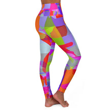Carica l'immagine nel visualizzatore di Gallery, High Waisted Yoga Leggings with Art Print Laila Lago & C. by Iannilli Antonella