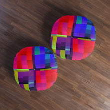 Carica l'immagine nel visualizzatore di Gallery, Tufted Floor Pillow, Round Laila Lago & C. by Iannilli Antonella