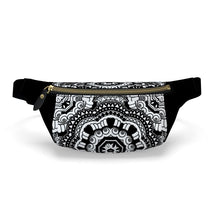 Carica l'immagine nel visualizzatore di Gallery, Marsupio in pelle a linea Multi grafica