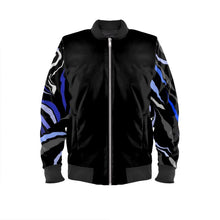 Carica l'immagine nel visualizzatore di Gallery, Giacca Con Motivo Grafico Artistico linea Le onde