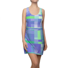 Load image into Gallery viewer, Dress with summer art print designed by Laila Lago & C. by Iannilli Antonella