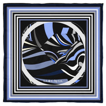 Carica l'immagine nel visualizzatore di Gallery, Foulard   in seta dalla collezione  Donna riflessi città