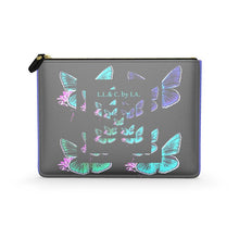 Carica l'immagine nel visualizzatore di Gallery, Borsetta porta tutto in pelle  linea Farfalle