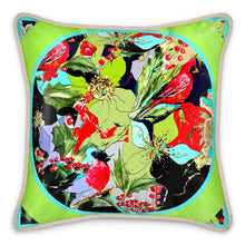 Carica l'immagine nel visualizzatore di Gallery, Elegante cuscino in seta linea I fiori