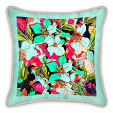 Carica l'immagine nel visualizzatore di Gallery, Cuscino Di Seta Linea I fiori