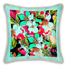 Carica l'immagine nel visualizzatore di Gallery, Cuscino Di Seta Linea I fiori