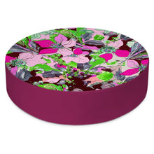 Carica l'immagine nel visualizzatore di Gallery, Cuscino Rotondo Da Pavimento Linea I Fiori