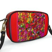 Carica l'immagine nel visualizzatore di Gallery, Borsa in pelle a tracolla  linea Tulips