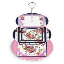 Carica l'immagine nel visualizzatore di Gallery, Alzatina per dolci dalla linea Il giardino fiorito