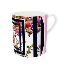Carica l'immagine nel visualizzatore di Gallery, Tazza con stampa artistica linea Il giardino fiorito