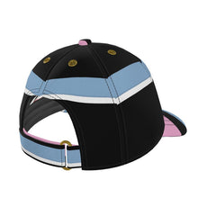 Load image into Gallery viewer, Cappellino con disegno artistico linea Il mare dentro