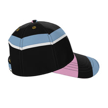 Load image into Gallery viewer, Cappellino con disegno artistico linea Il mare dentro