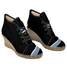 Load image into Gallery viewer, Espadrilles da donna con tacco linea Il mare dentro