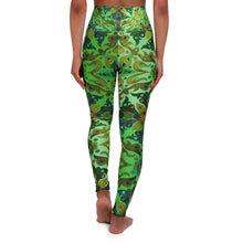 Carica l'immagine nel visualizzatore di Gallery, High Waisted Yoga Leggings with Art Print Laila Lago & C. by Iannilli Antonella