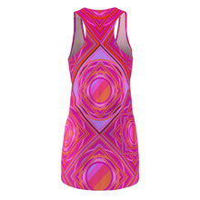 Load image into Gallery viewer, Dress with summer art print designed by Laila Lago & C. by Iannilli Antonella