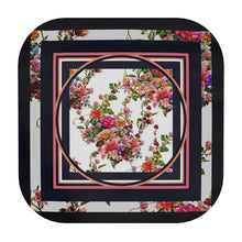 Load image into Gallery viewer, Sotto bicchieri in pelle linea Il giardino fiorito