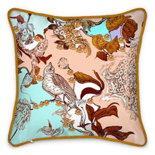 Carica l'immagine nel visualizzatore di Gallery, Cuscino in seta elegante linea il paradiso segreto