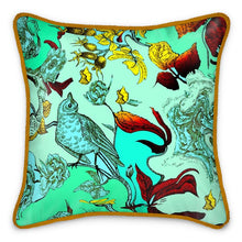 Carica l'immagine nel visualizzatore di Gallery, cuscino in seta elegante linea il paradiso segreto