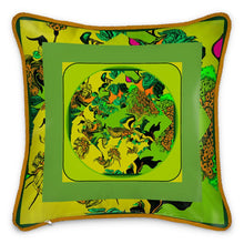 Carica l'immagine nel visualizzatore di Gallery, Cuscino in seta elegante linea Il paradiso segreto