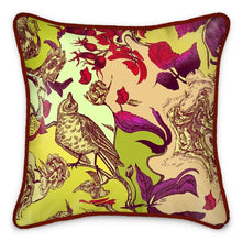 Carica l'immagine nel visualizzatore di Gallery, cuscino di seta linea il paradiso segreto
