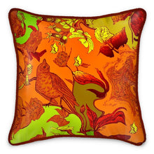 Carica l'immagine nel visualizzatore di Gallery, cuscino in seta elegante linea il paradiso segreto