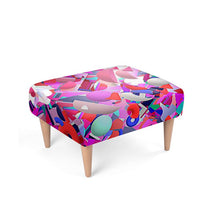 Carica l'immagine nel visualizzatore di Gallery, Poggia piedi con stampa artistica linea La meraviglia dei sogni