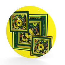 Load image into Gallery viewer, piatto artistico linea una casa nel bosco