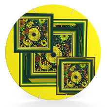 Load image into Gallery viewer, piatto artistico linea una casa nel bosco