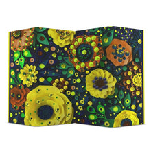 Load image into Gallery viewer, Paravento fiorito linea una casa nel bosco