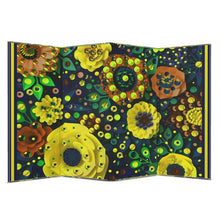 Load image into Gallery viewer, Paravento fiorito linea una casa nel bosco