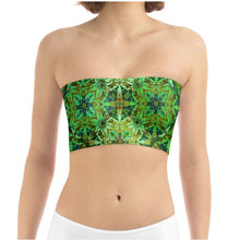Carica l'immagine nel visualizzatore di Gallery, Top a fascia linea Acquarelli verdi