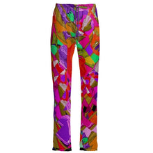 Carica l'immagine nel visualizzatore di Gallery, Pantaloni con stampa artistica linea Tulips