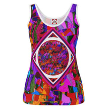 Carica l'immagine nel visualizzatore di Gallery, Canotta linea Tulips con stampa artistica