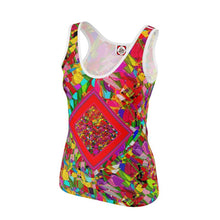 Carica l'immagine nel visualizzatore di Gallery, Canotta linea Tulips con stampa artistica