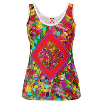 Carica l'immagine nel visualizzatore di Gallery, Canotta linea Tulips con stampa artistica