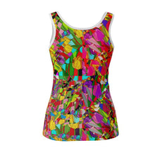 Carica l'immagine nel visualizzatore di Gallery, Canotta linea Tulips con stampa artistica