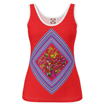 Load image into Gallery viewer, Canotta linea Tulips con stampa artistica