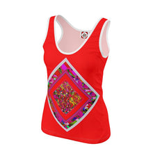 Carica l'immagine nel visualizzatore di Gallery, Canotta linea Tulips con stampa artistica