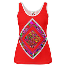 Carica l'immagine nel visualizzatore di Gallery, Canotta linea Tulips con stampa artistica