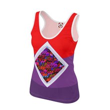 Carica l'immagine nel visualizzatore di Gallery, Canotta linea Tulips con stampa artistica