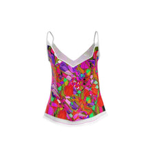 Carica l'immagine nel visualizzatore di Gallery, Top in raso elegante linea tulipani