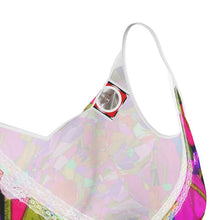 Carica l'immagine nel visualizzatore di Gallery, Top in raso elegante linea tulipani