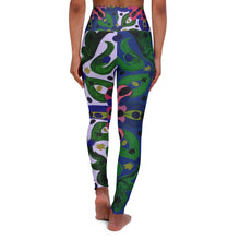 Carica l'immagine nel visualizzatore di Gallery, High Waisted Yoga Leggings with Art Print Laila Lago & C. by Iannilli Antonella