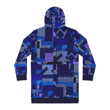 Carica l'immagine nel visualizzatore di Gallery, Women's Hoodie Dress (AOP) Stampa Laila Lago & C. by Iannilli Antonella