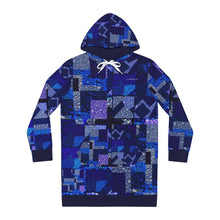 Carica l'immagine nel visualizzatore di Gallery, Women's Hoodie Dress (AOP) Stampa Laila Lago & C. by Iannilli Antonella