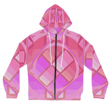 Carica l'immagine nel visualizzatore di Gallery, Women’s Full-Zip Hoodie (AOP) Laila Lago & C. by I.A.