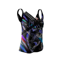 Carica l'immagine nel visualizzatore di Gallery, top in pizzo e raso linea la strada delle fiabe