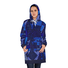 Carica l'immagine nel visualizzatore di Gallery, Women's Hoodie Dress (AOP) Stampa Laila Lago & C. by Iannilli Antonella