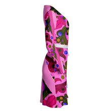 Carica l'immagine nel visualizzatore di Gallery, Abito linea Acquarelli incrociato con cintura